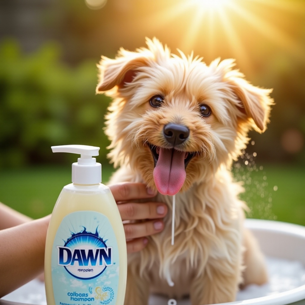 posso usar detergente Dawn para lavar meu cachorro