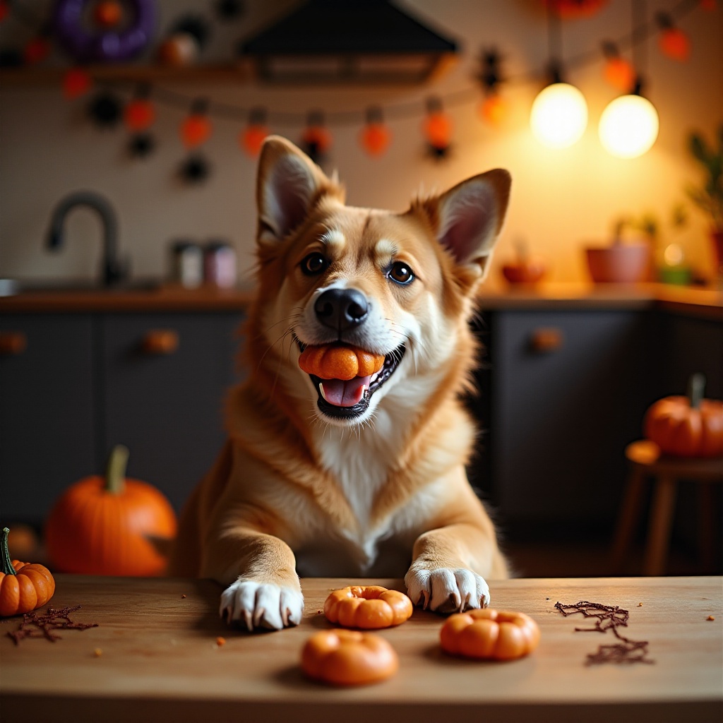 friandises d'Halloween pour chiens