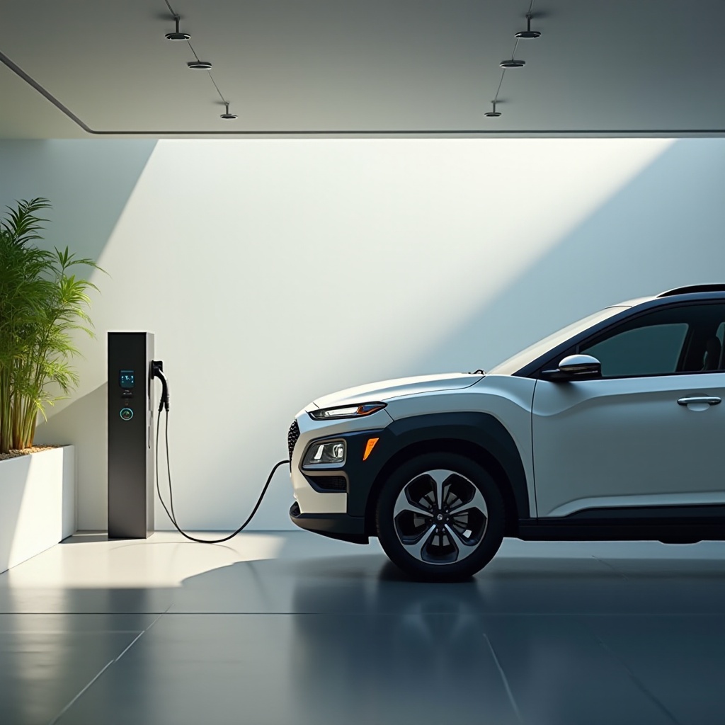 tiempo de carga del Hyundai Kona eléctrico en casa