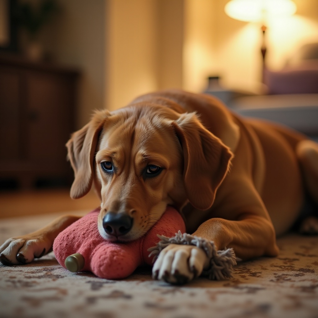 speelgoed voor rouwende honden