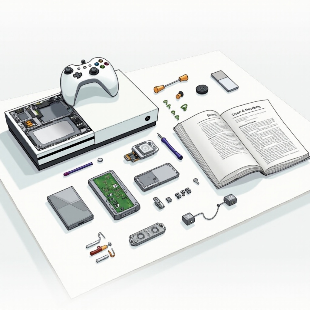 wie man eine Xbox One S öffnet