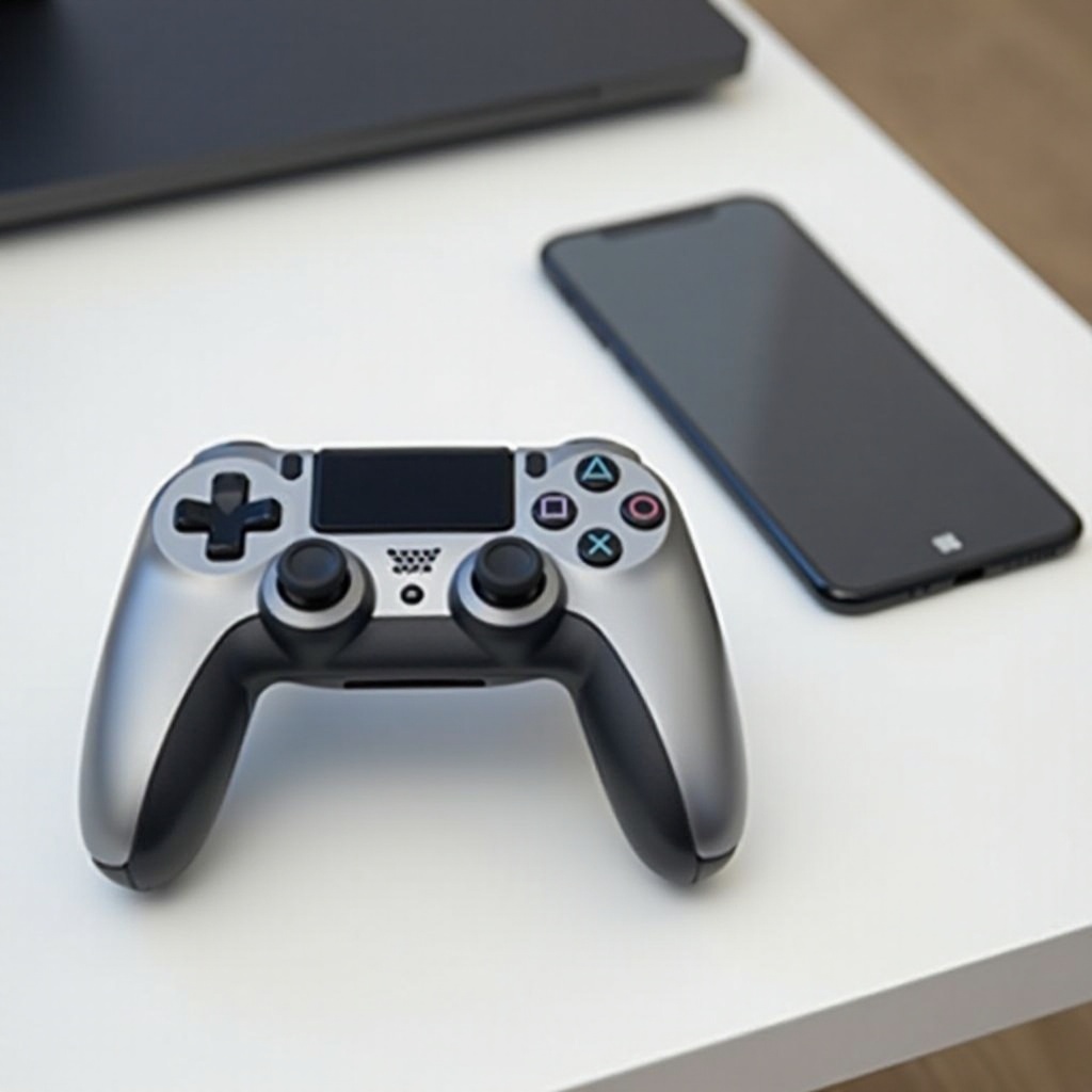 como conecto um controle PS5 ao meu telefone