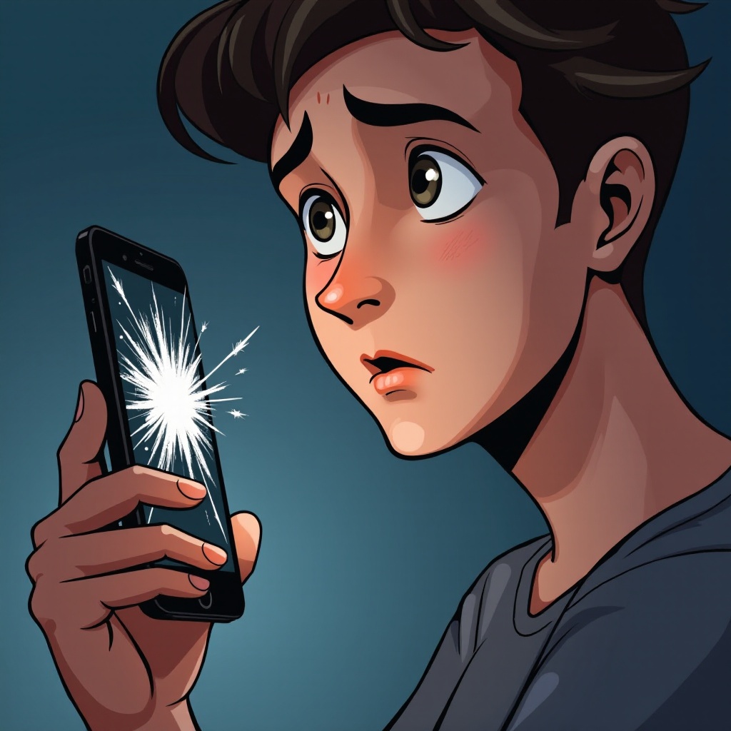 de linkerkant van het iPhone-scherm werkt niet