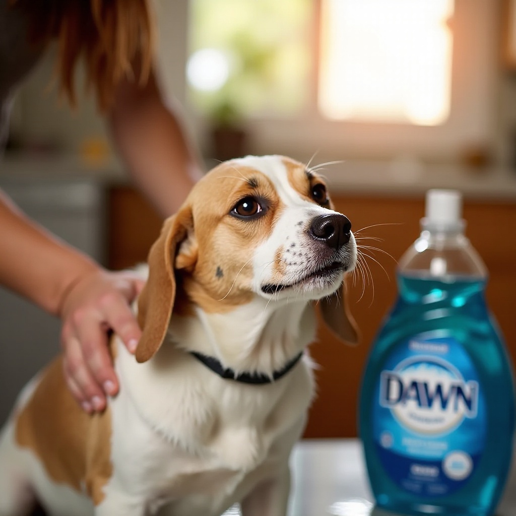 kann ich Dawn Spülmittel verwenden, um meinen Hund zu waschen