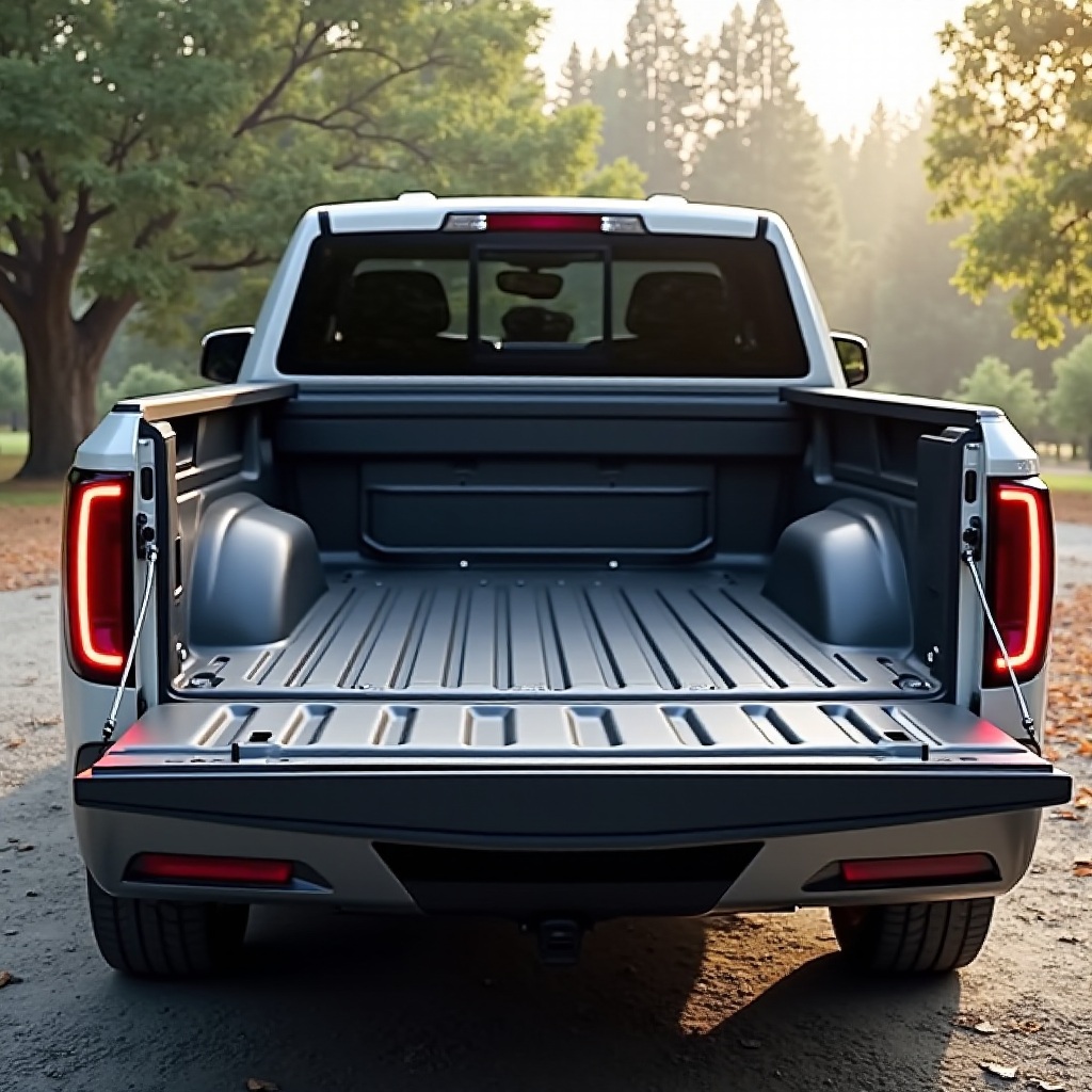 dimensions du plateau du camion rivian r1t