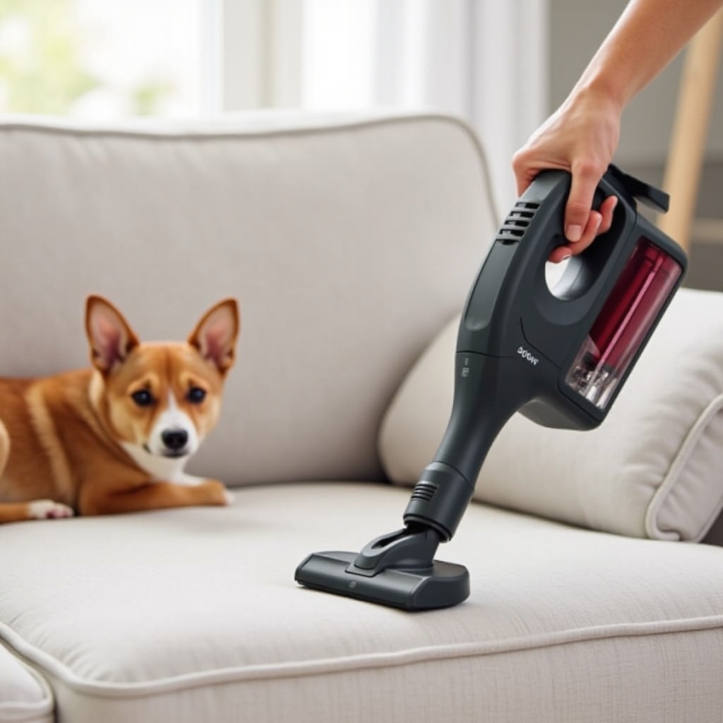 aspirateur portable pour poils d'animaux