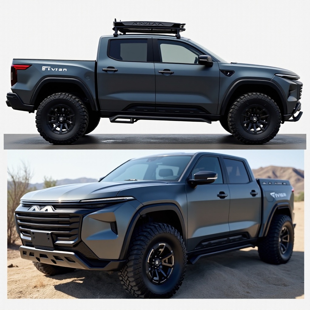 rivian r1t truck bed dimensions