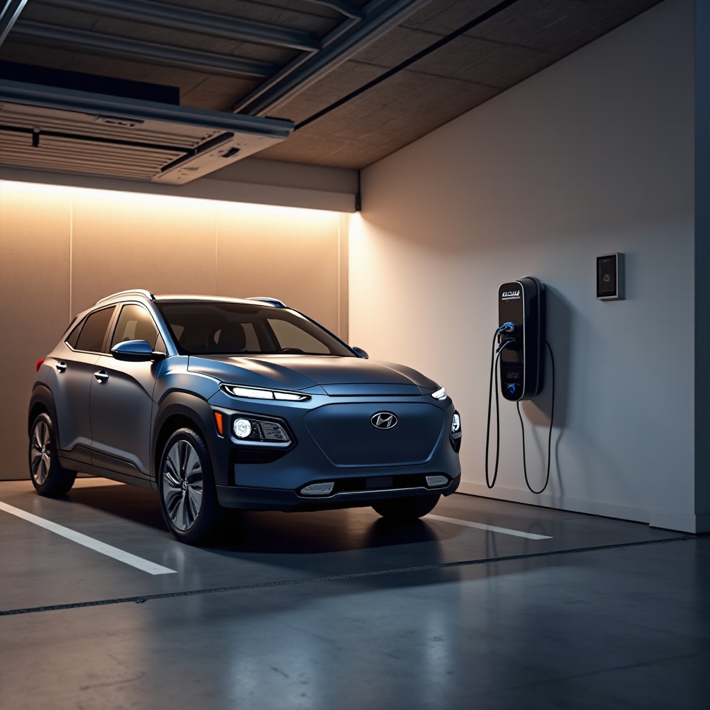 laadtijd van de Hyundai Kona elektrisch thuis