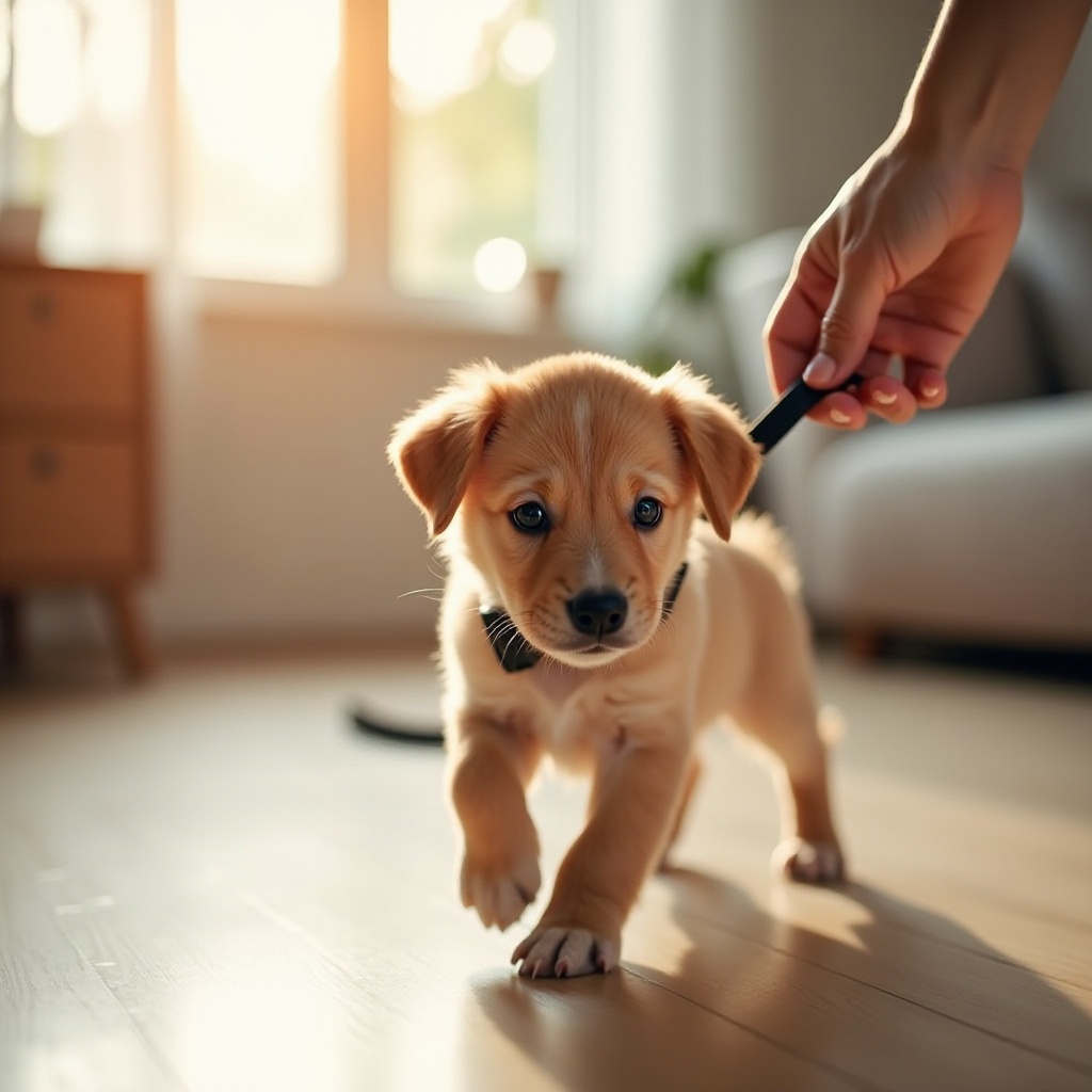 wann man beginnen soll, den Welpen an der Leine zu trainieren