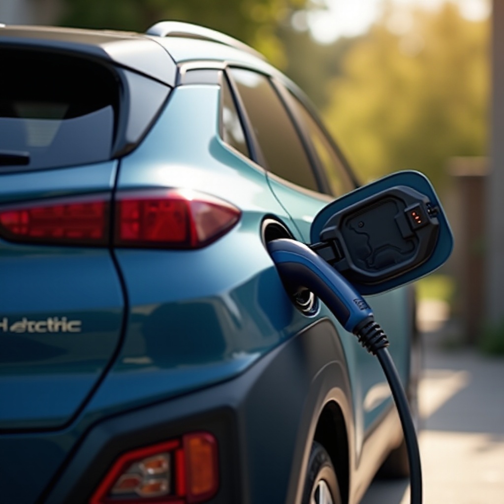 tempo de carregamento do Hyundai Kona elétrico em casa