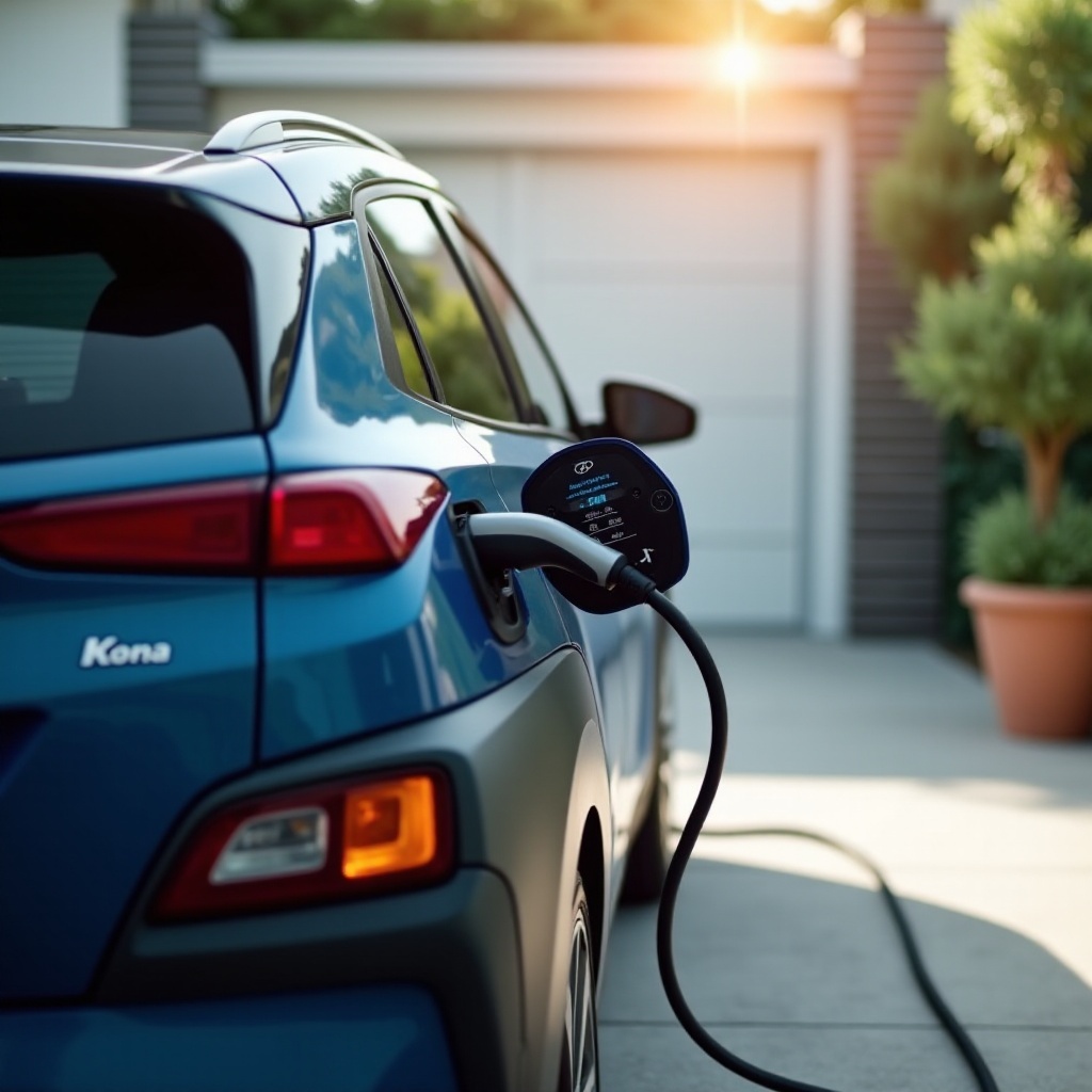 temps de charge de la Hyundai Kona électrique à domicile