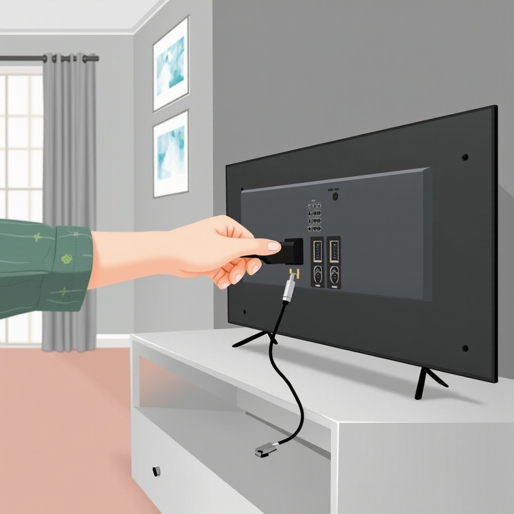 cómo conectar el cable a un televisor inteligente