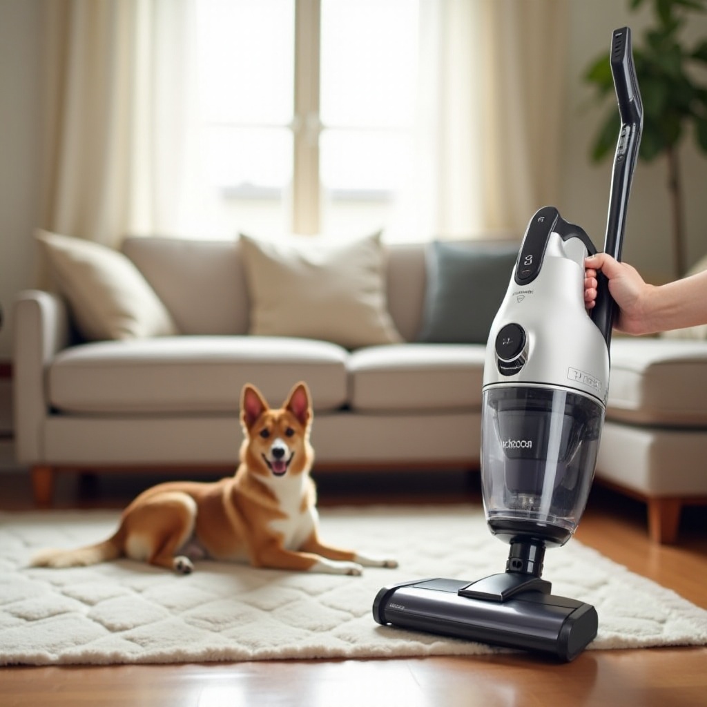 tragbarer Tierhaarsauger