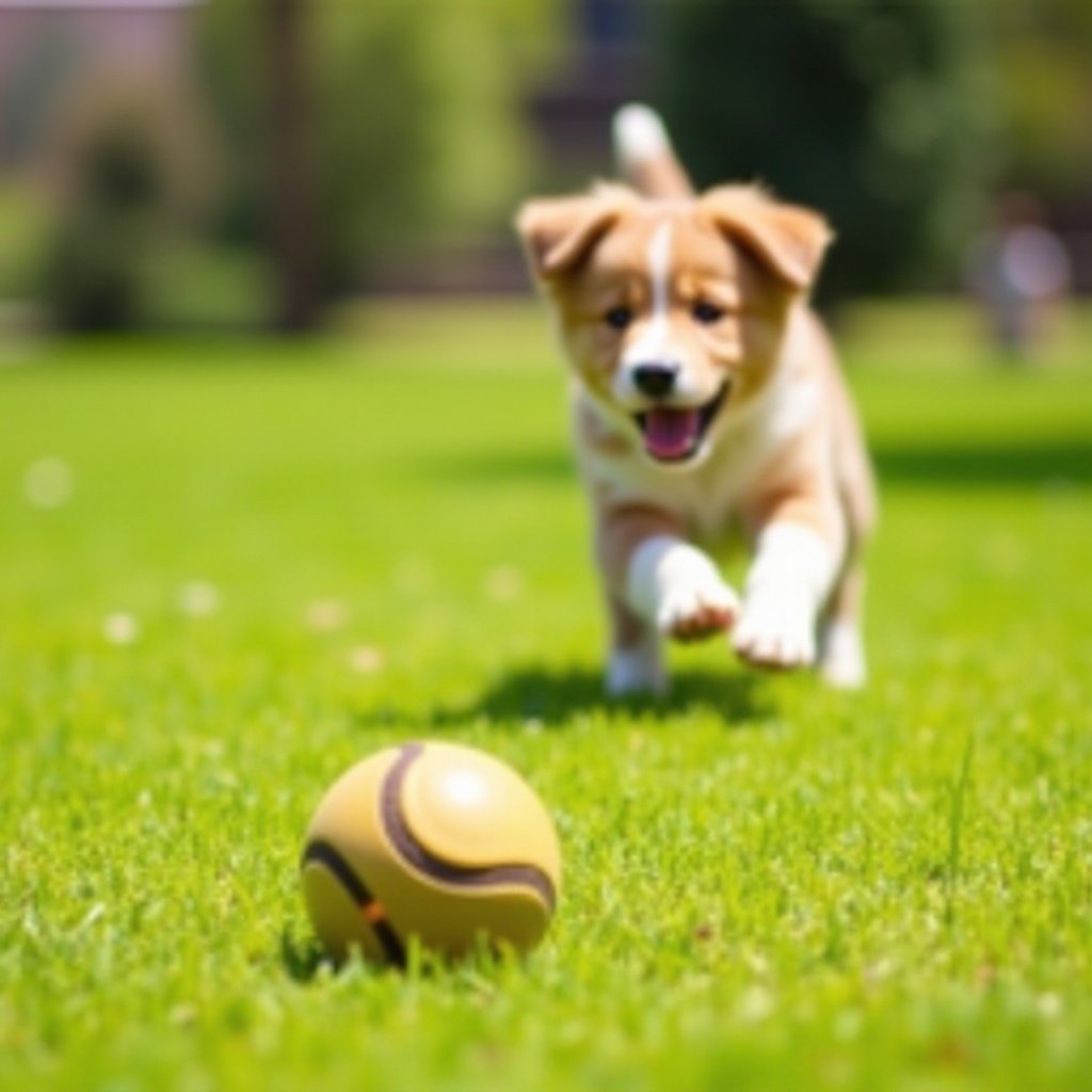 hoe je een puppy leert een bal te halen