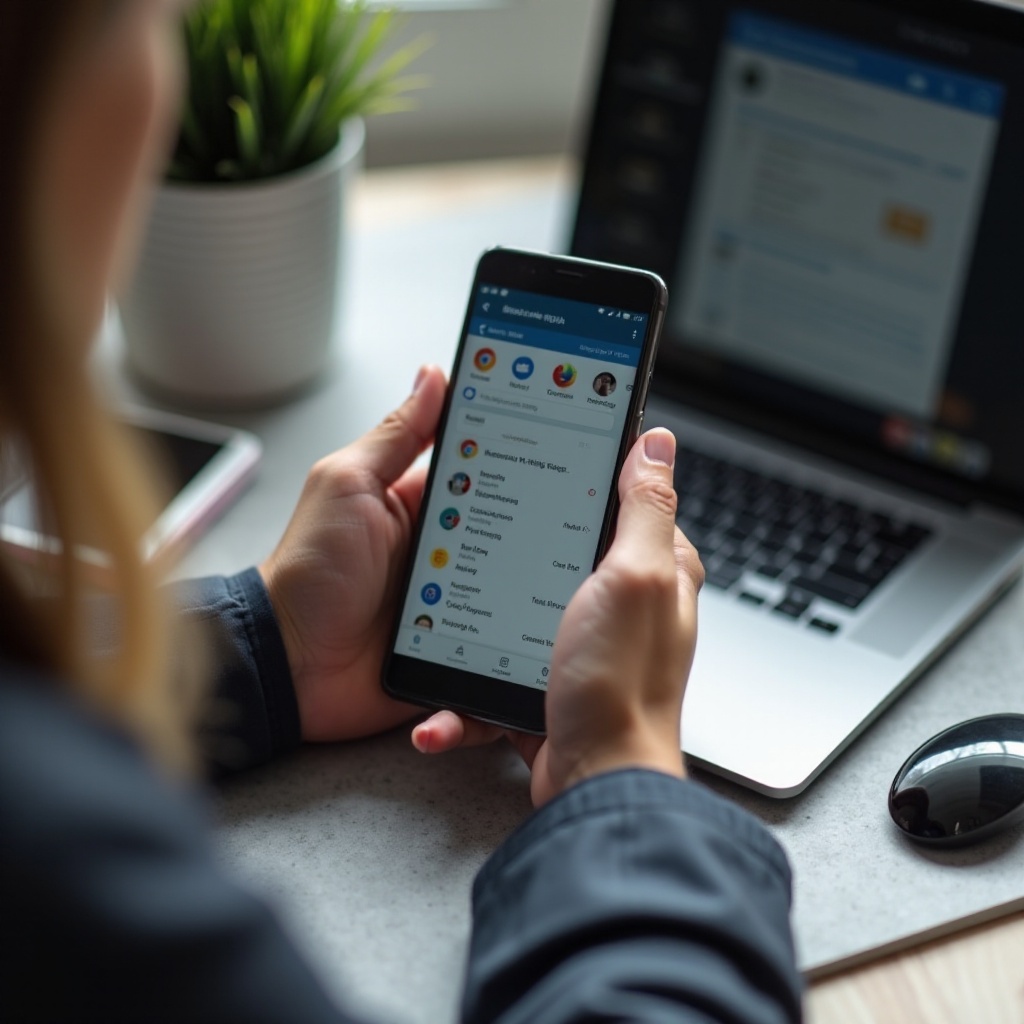 how to access a browser extension on my phone