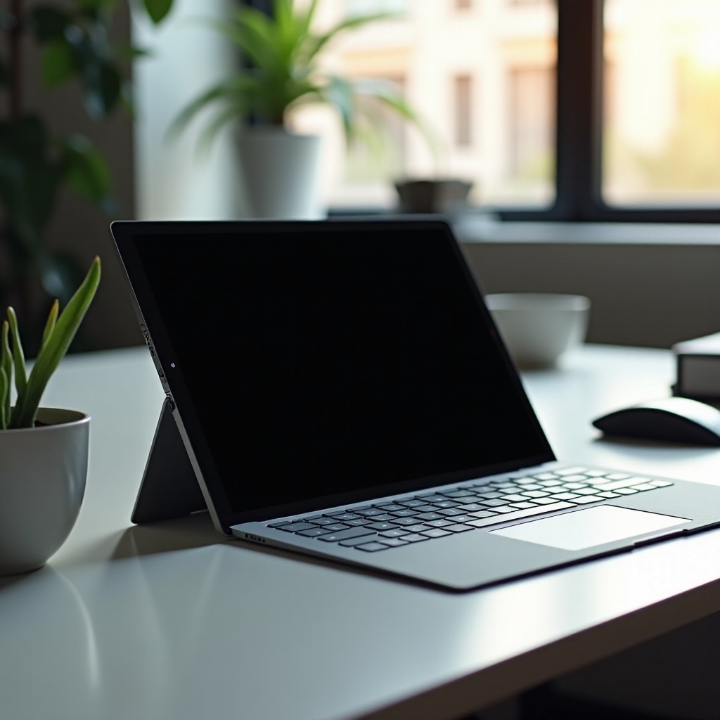 lo schermo del Surface Pro è nero