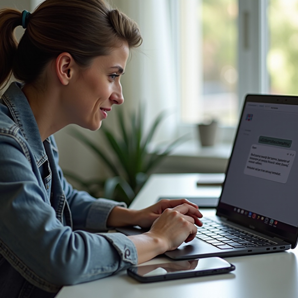 l'app di messaggistica Chromebook non funziona sui telefoni Samsung