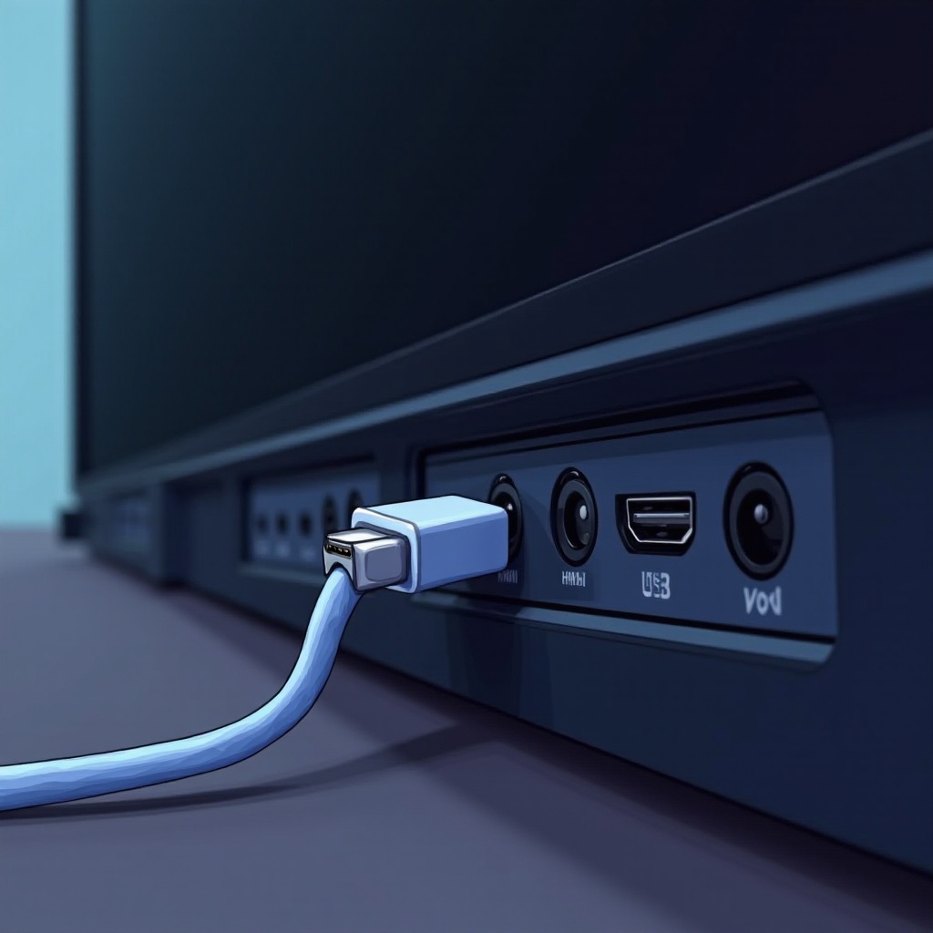 come collegare un cavo a una smart TV