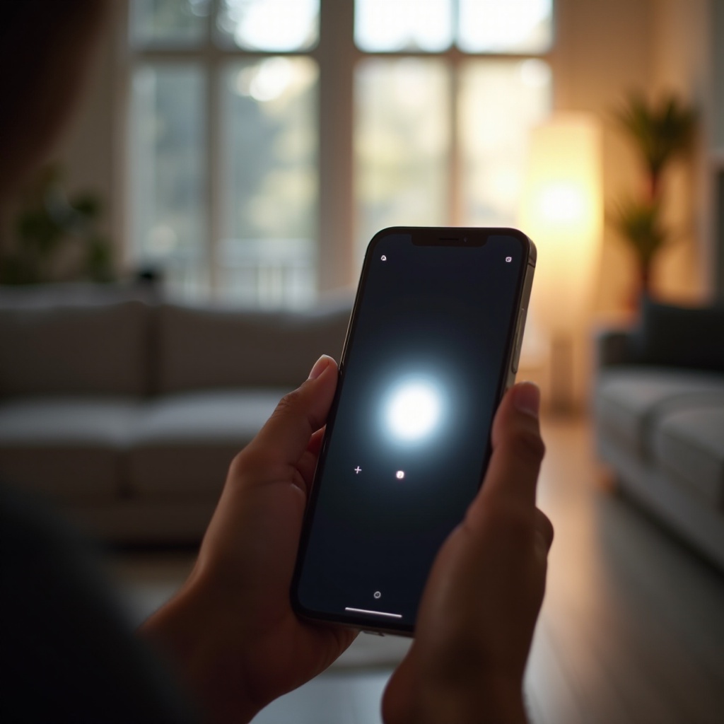 como desligo a lanterna do meu iPhone