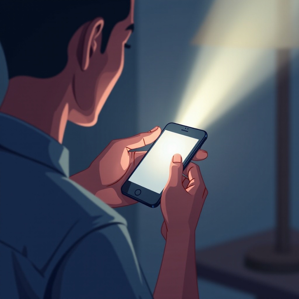 cómo apago la linterna de mi iPhone