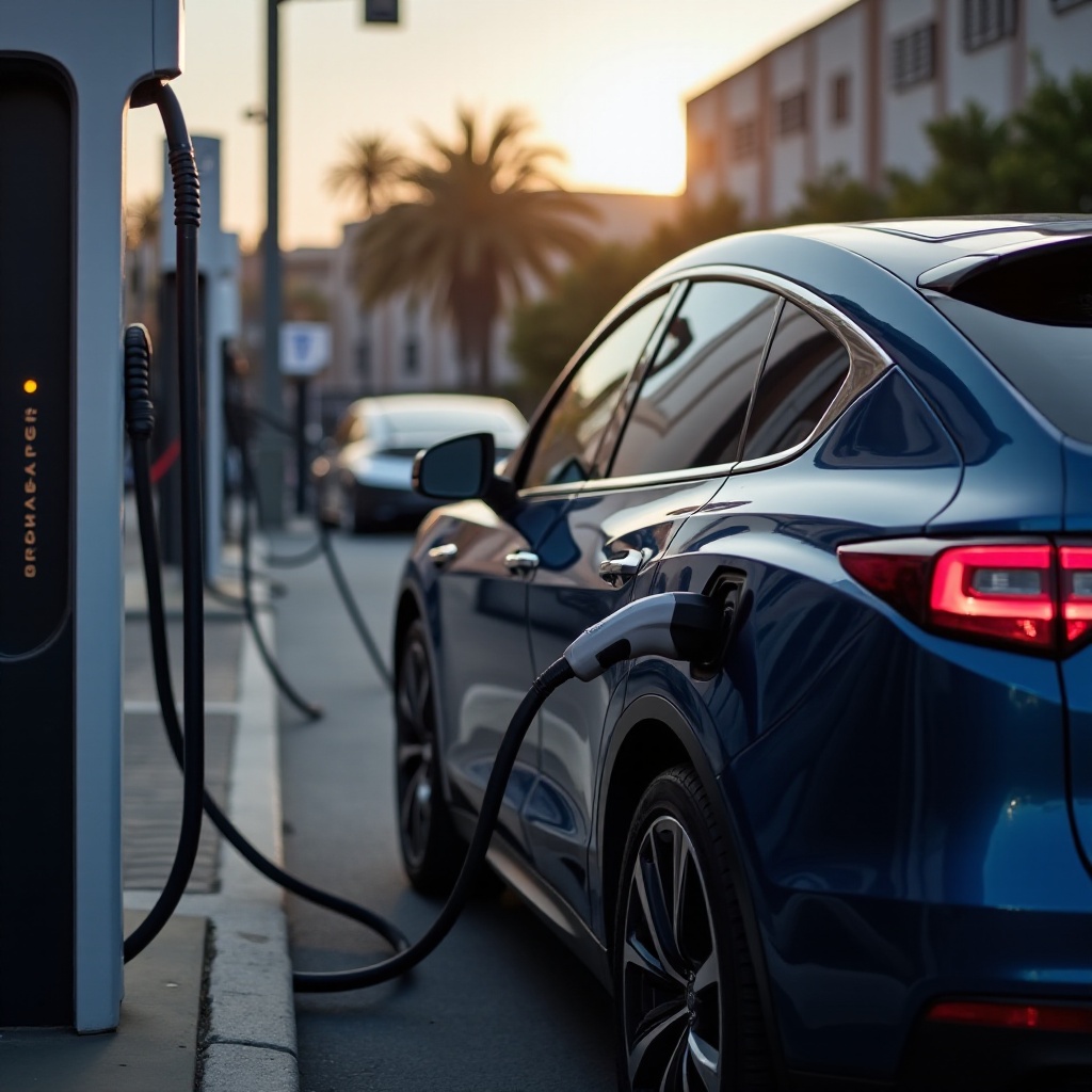 charging the acura zdx at tesla supercharger