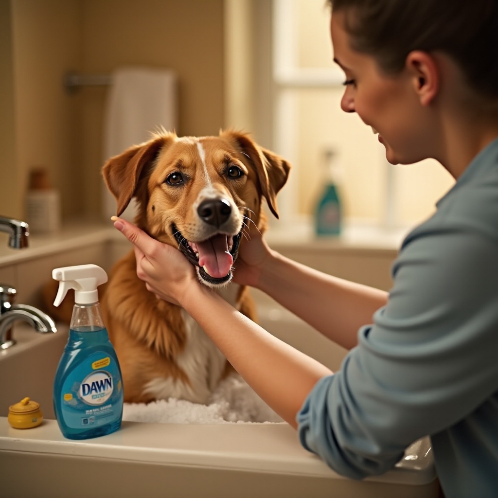 can i use dawn dish soap to wash my dog