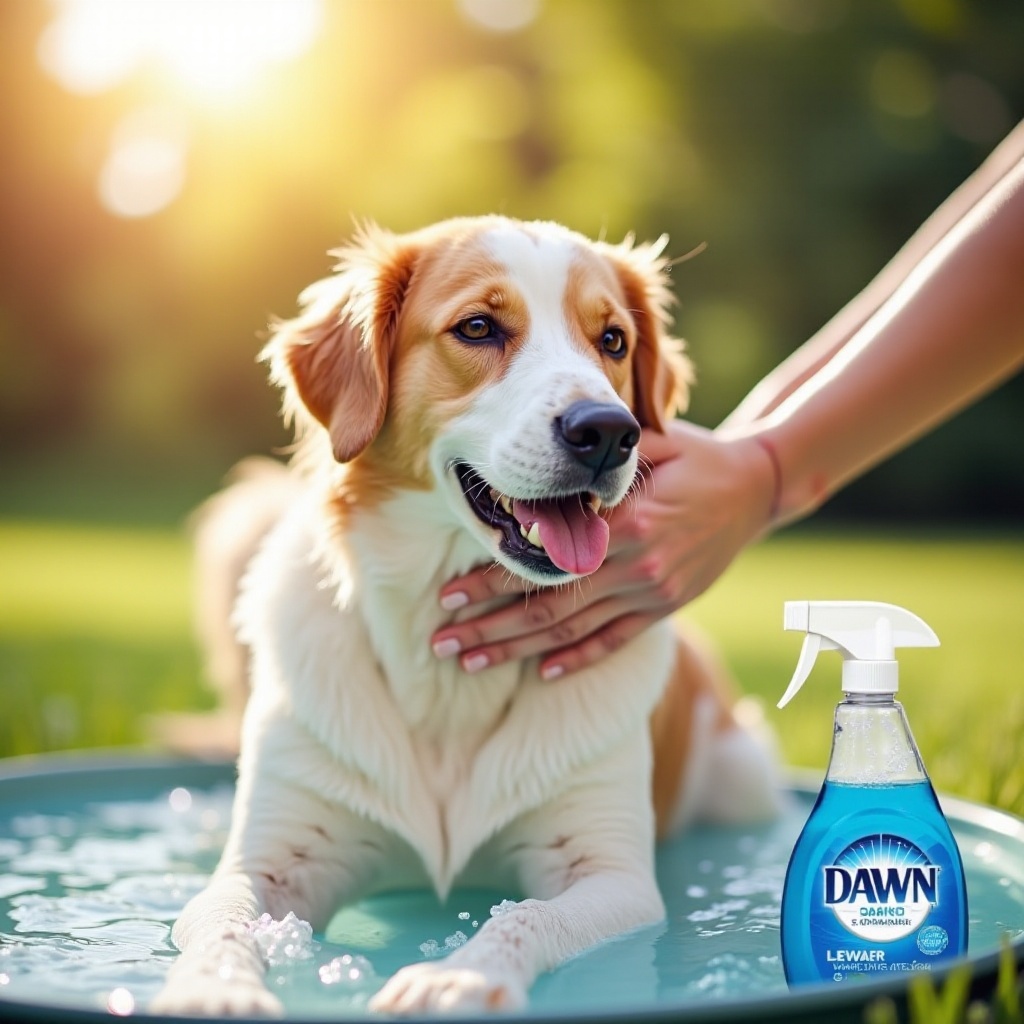 posso usare il detersivo per piatti Dawn per lavare il mio cane