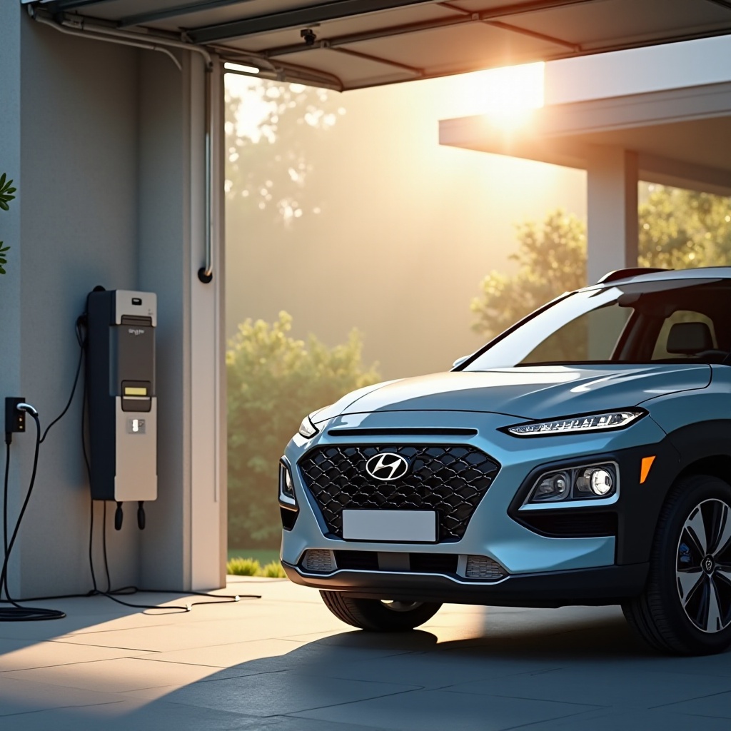 tempo di ricarica della Hyundai Kona elettrica a casa