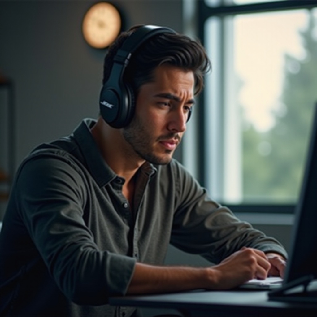 le cuffie Bose con cancellazione del rumore non funzionano