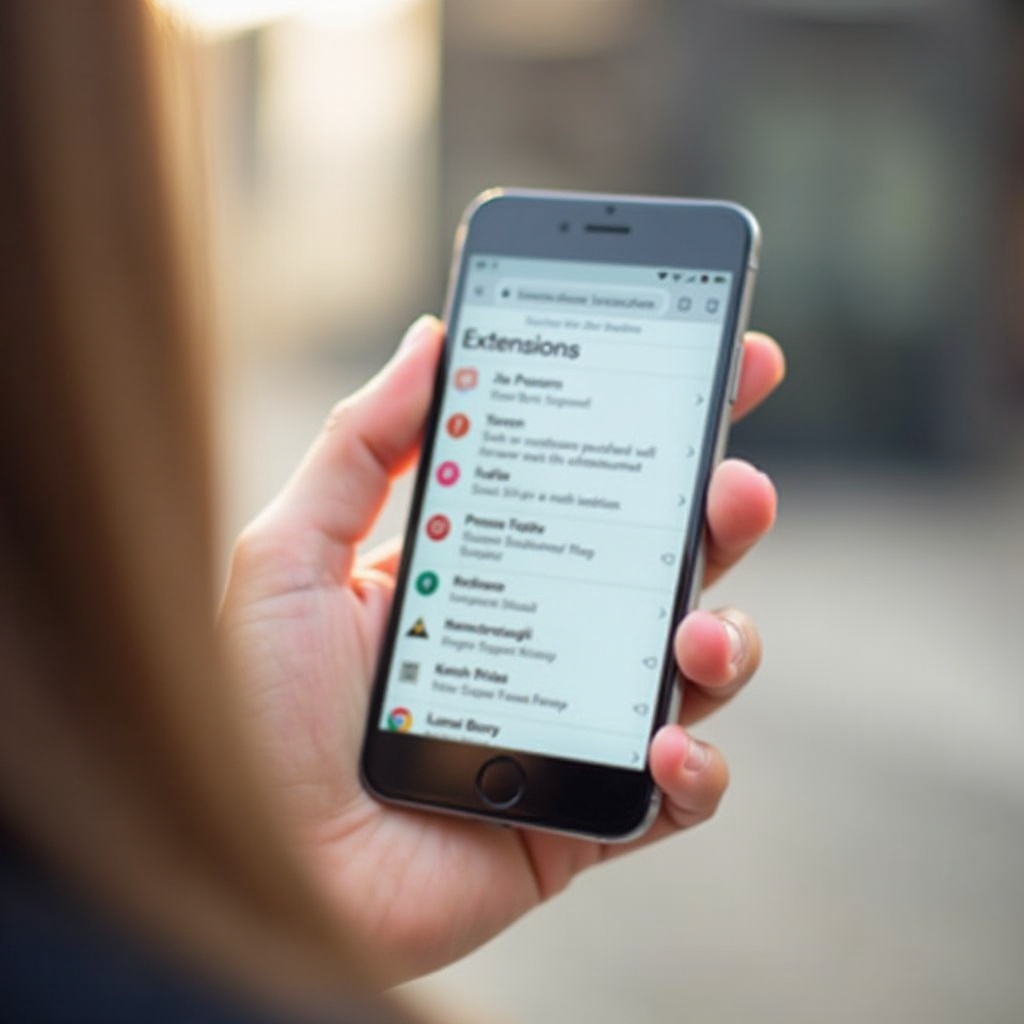 comment accéder à une extension de navigateur sur mon téléphone