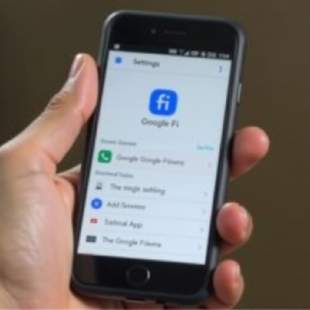 como faço para desativar o Google Fi em um telefone antigo