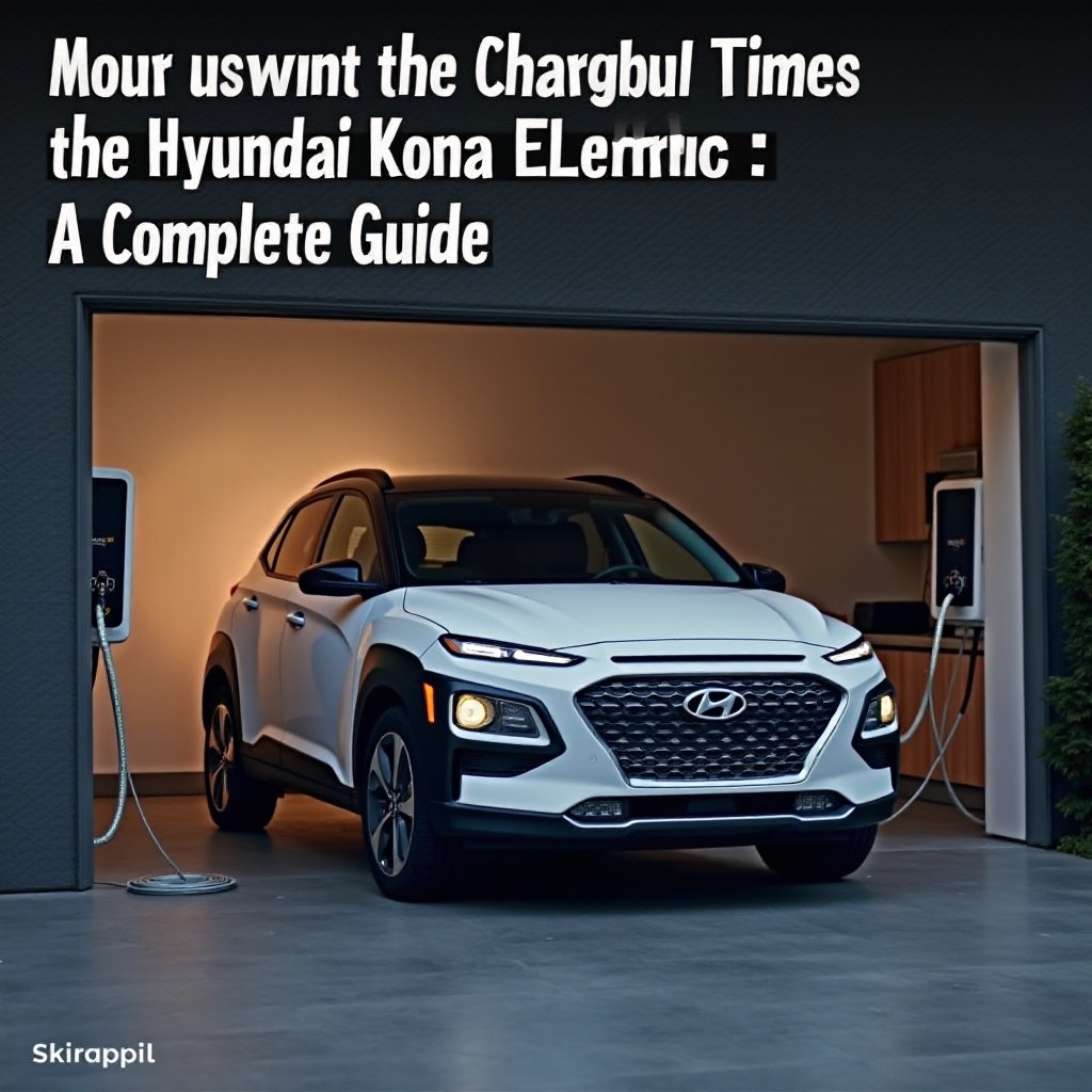 laadtijd van de Hyundai Kona elektrisch thuis