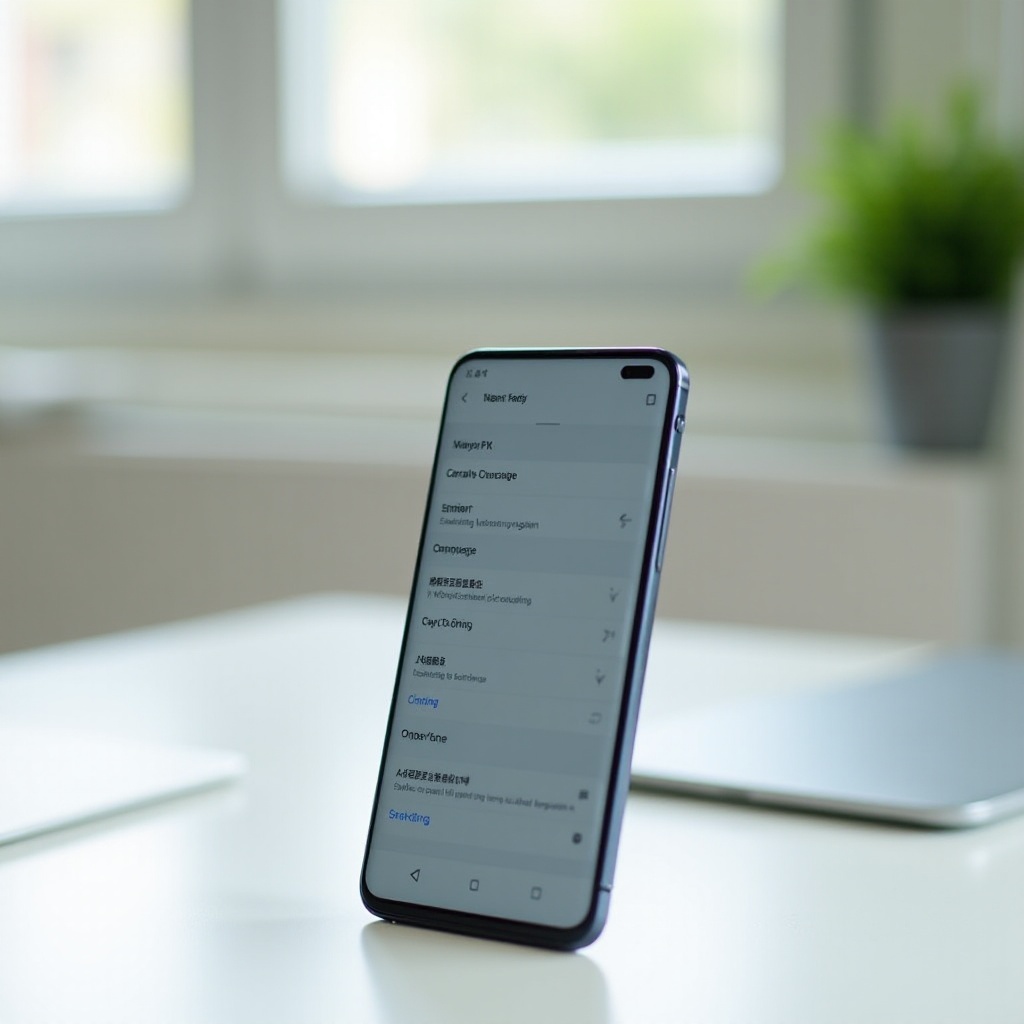 não há nenhuma nova configuração chinesa no celular t607dl