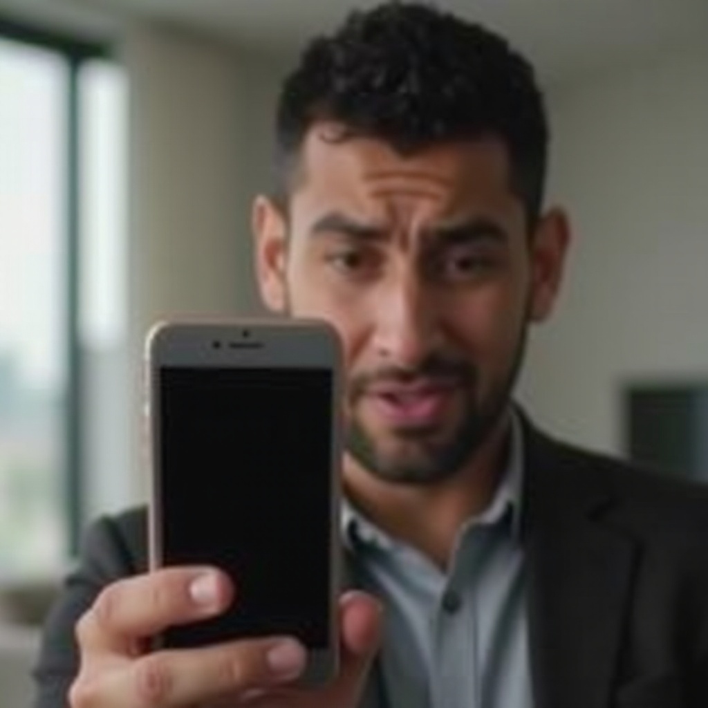 la fotocamera dell'iPhone mostra uno schermo nero