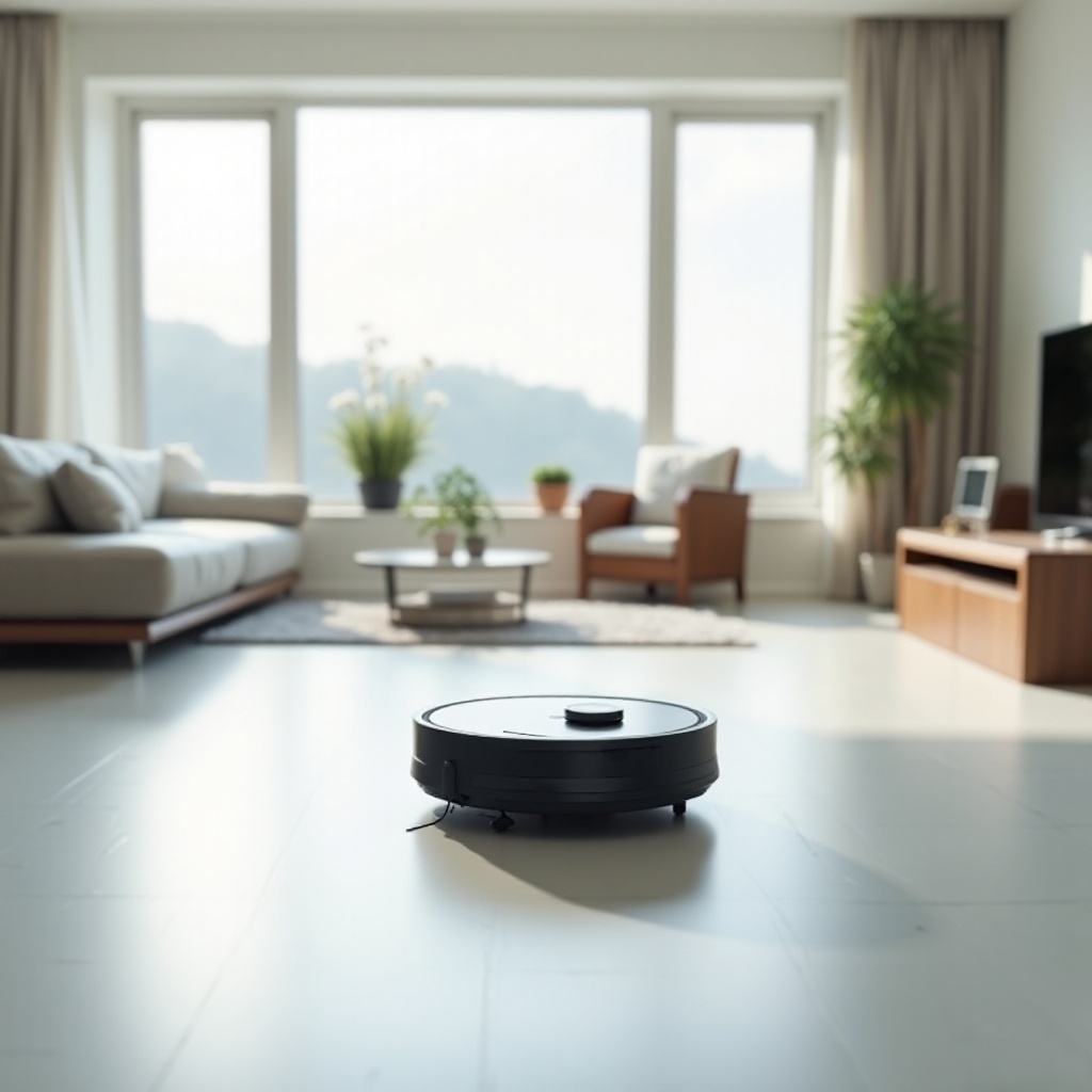 golpear robot aspiradora