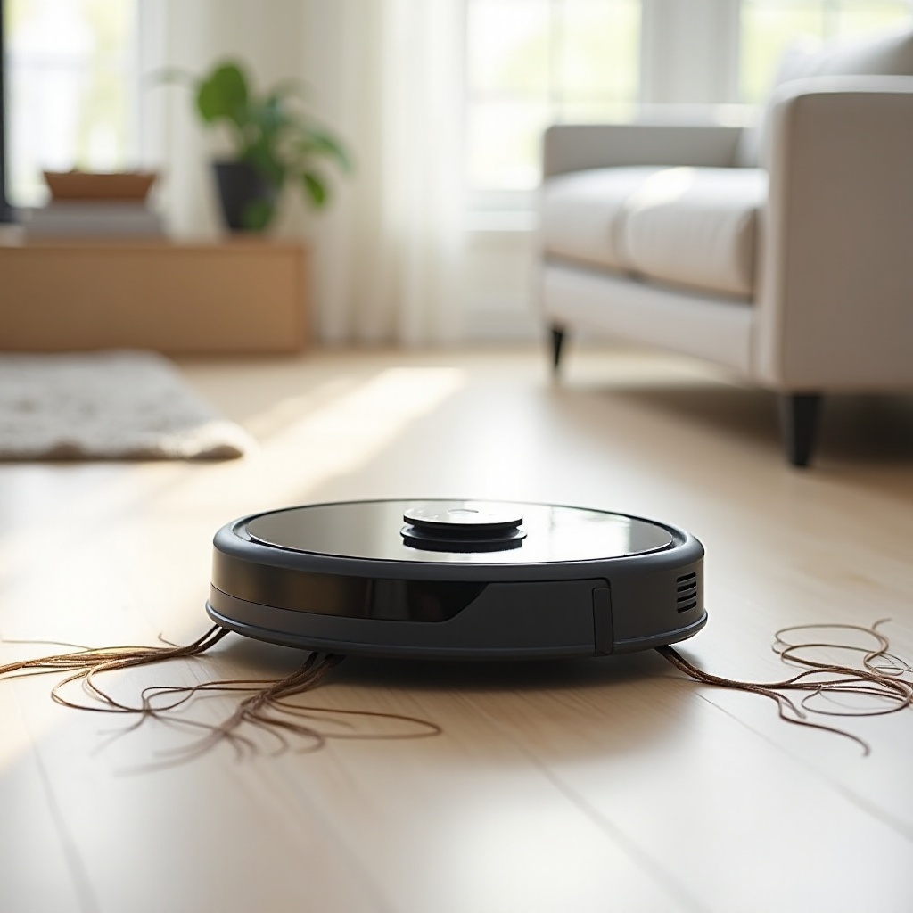 meilleur aspirateur robot pour cheveux longs
