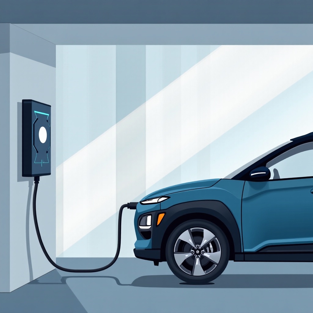 hyundai kona electric charging time at home