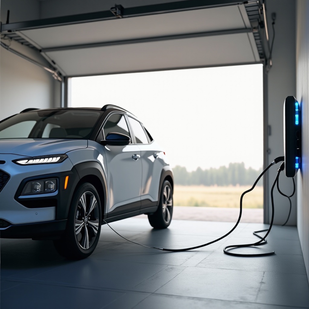 temps de charge de la Hyundai Kona électrique à domicile