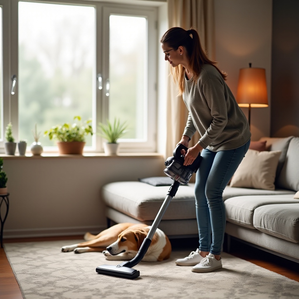 aspirador portátil para pelos de animais