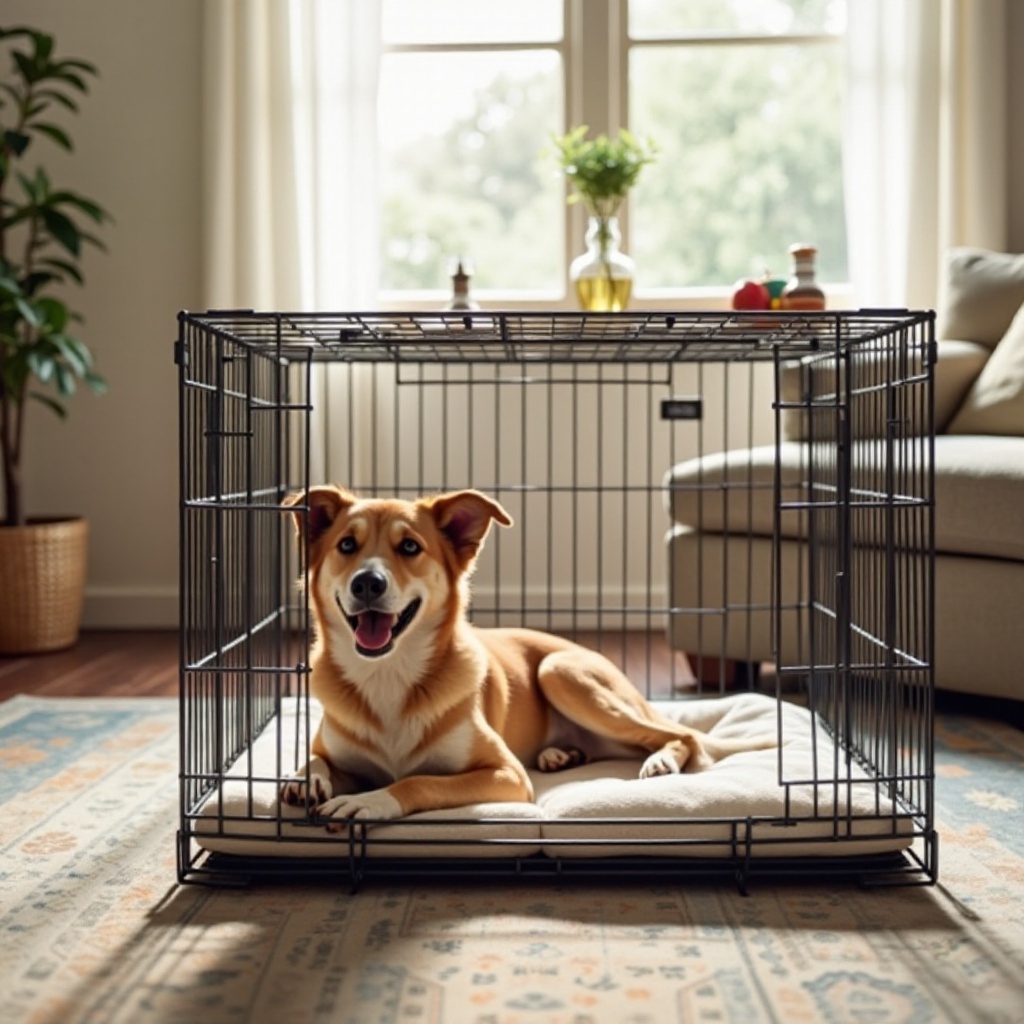qué tamaño debe tener la jaula para perros