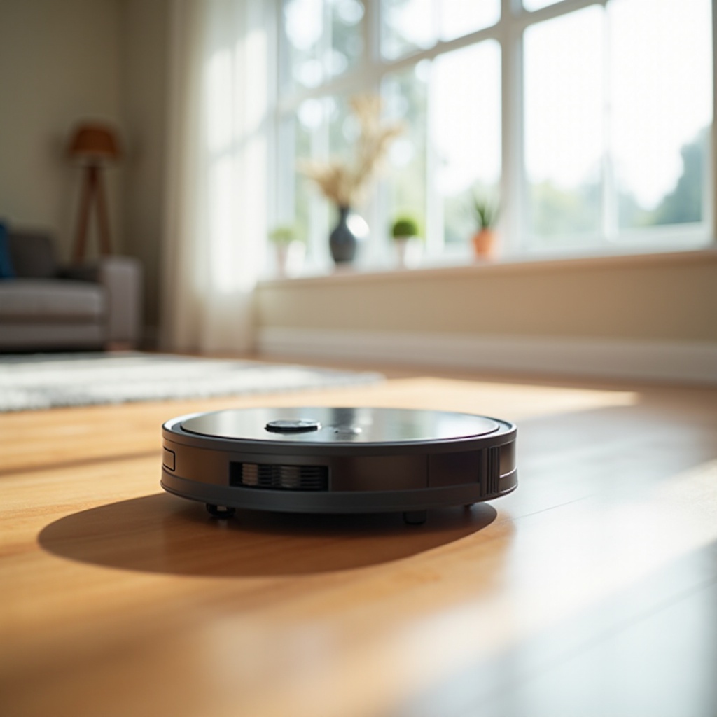 golpear robot aspiradora