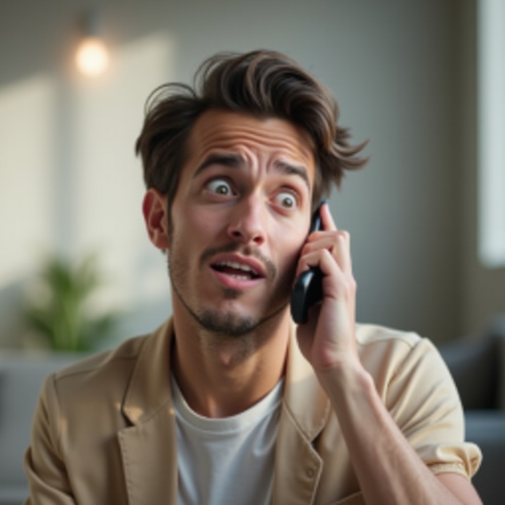 iphone can't hear caller and they can't hear me