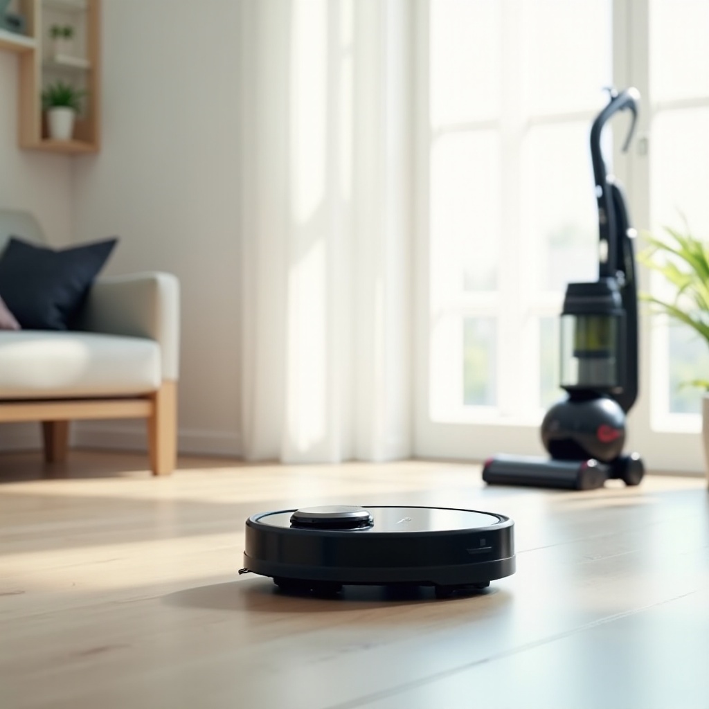robot aspirateur battant