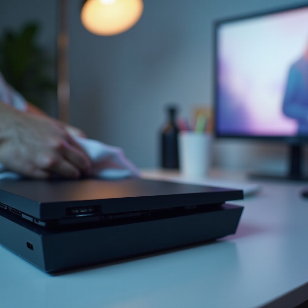 hoe een playstation 5 schoon te maken