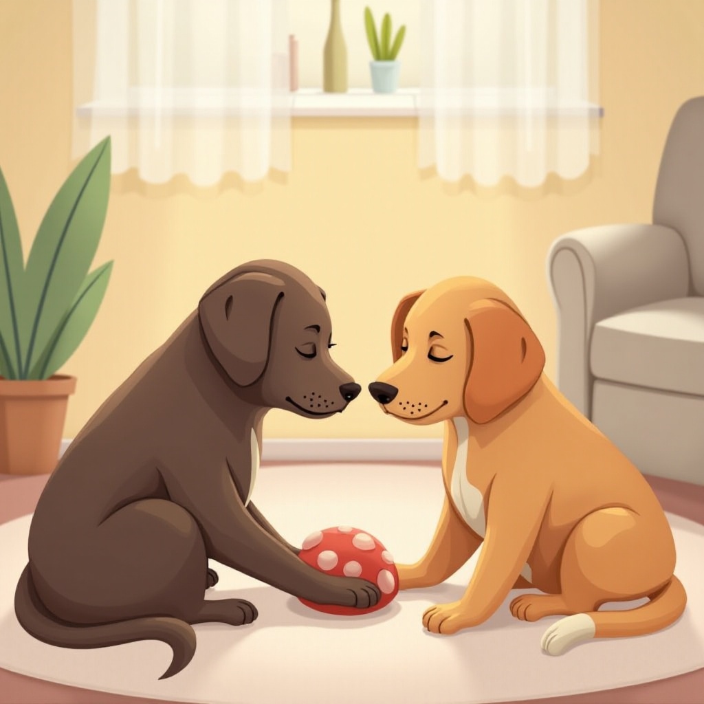 giocattoli per cani in lutto