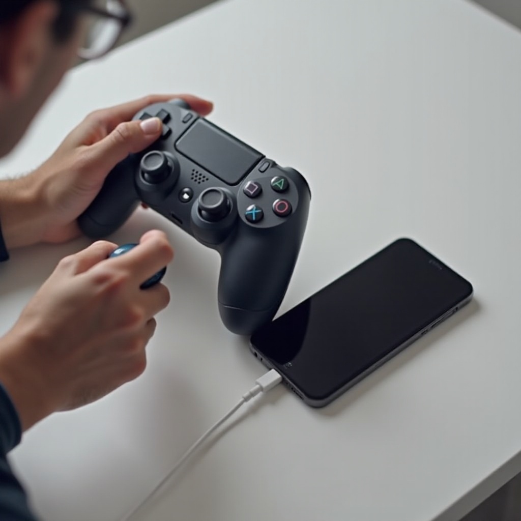 hoe verbind ik een PS5-controller met mijn telefoon