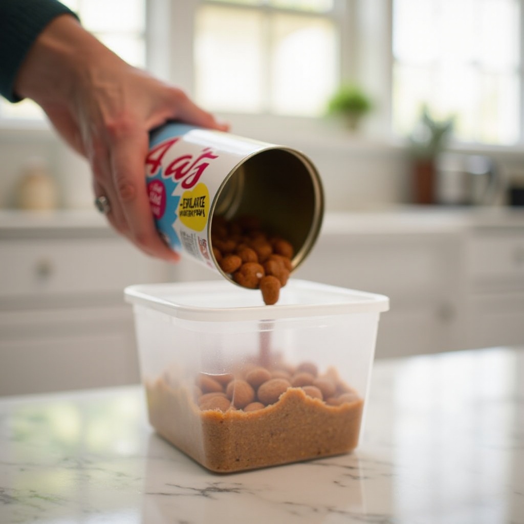 como armazenar comida úmida para cachorro após abrir
