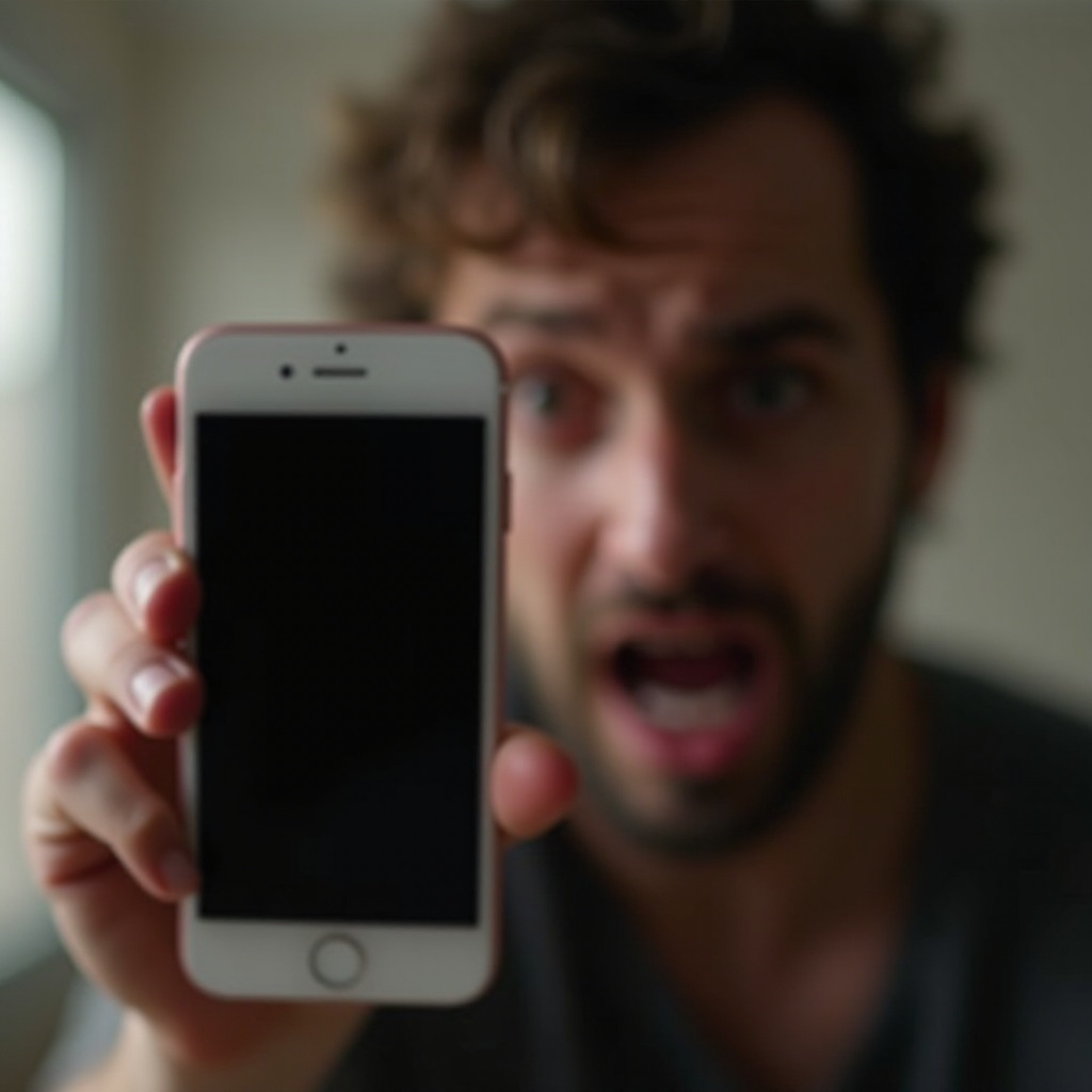 l'appareil photo de l'iphone affiche un écran noir