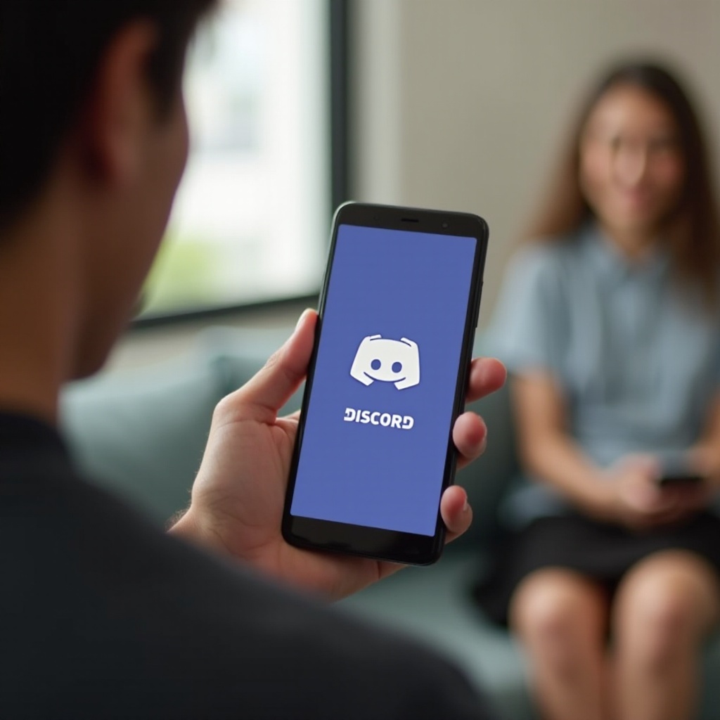como faço para conectar meu Discord ao meu telefone Android