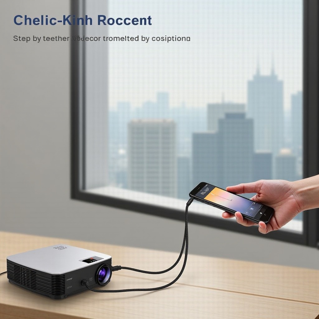 cómo conectar un smartphone a un proyector